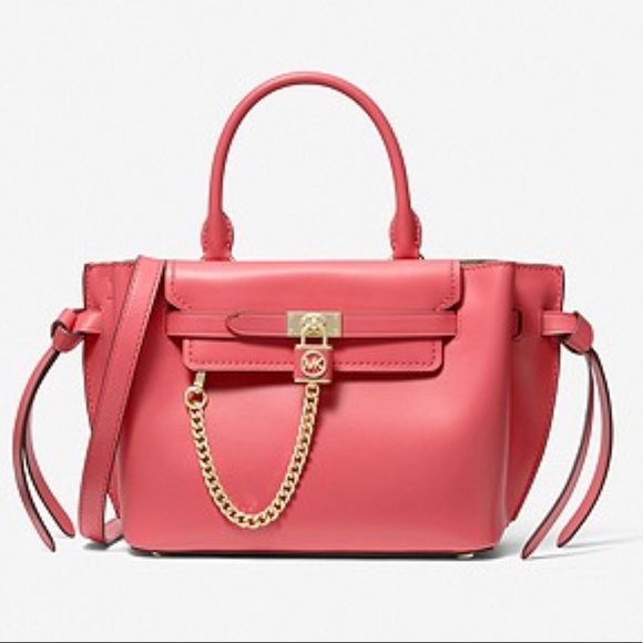 Michael Kors Handbags - Michael Kors Hamilton Legacy Small Leather  Belted Satchel
